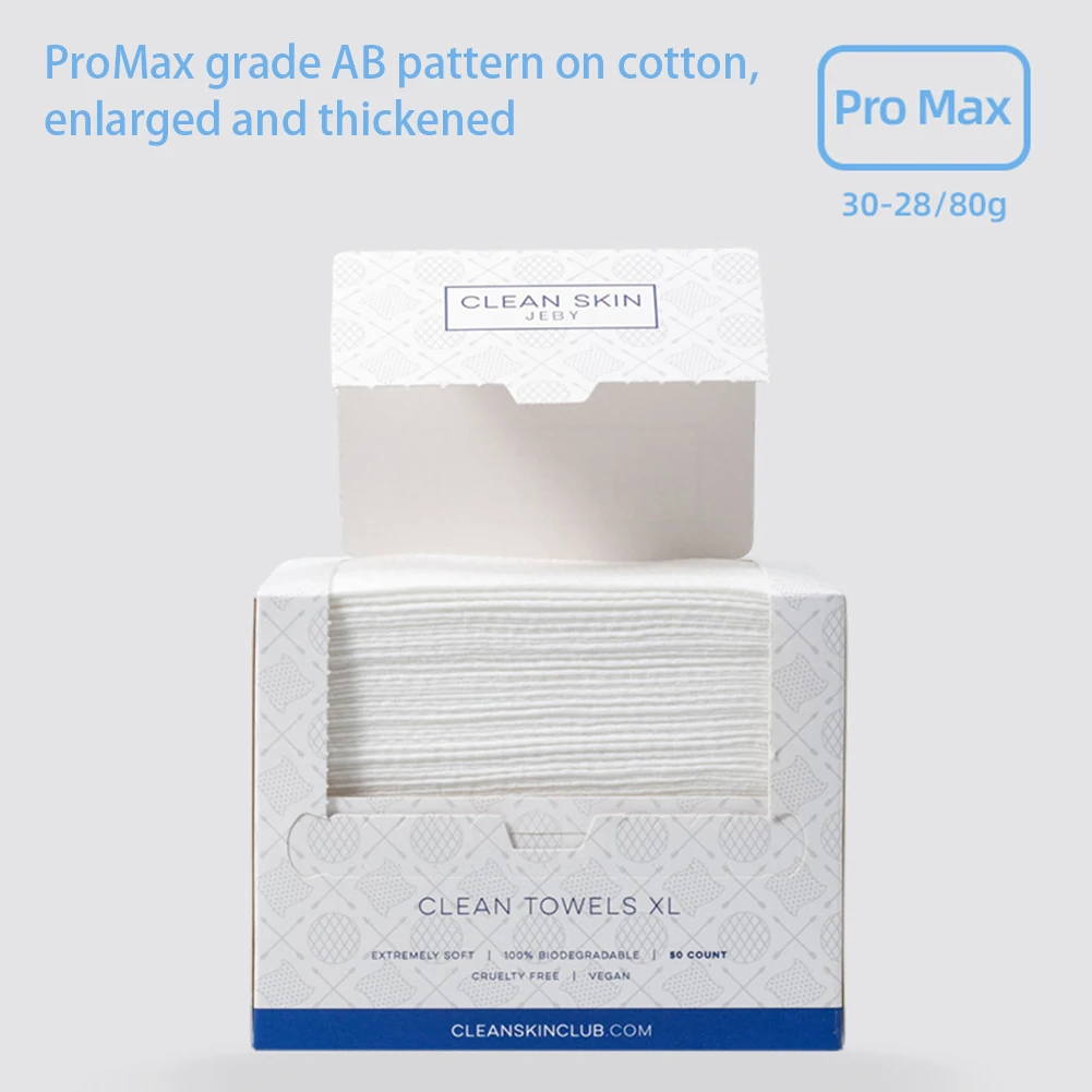 Disposable Face Towel Clean Skin Face Wipe Disposable Facial Wipe for Makeup Removal Ultra-Soft Gentle On Skin Facial Washcloth