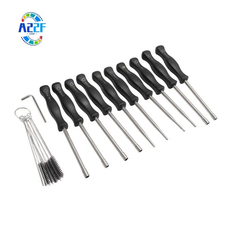 A22F-Carburetor Adjustment Tool With Carburetor Cleaning Brush Needle For Common 2 Cycle Small Engine ECHO STIHL Poulan Husqvarn