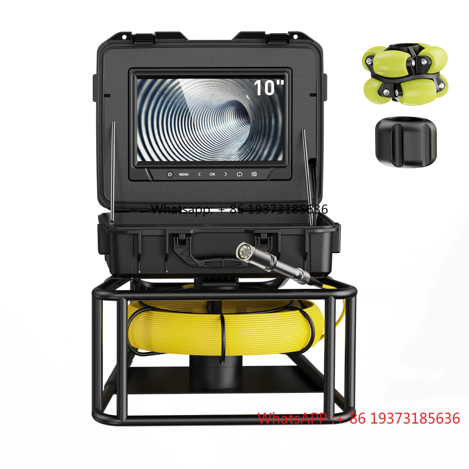 

4.3 Inch 50M Industrial Endoscope 128GB TF Card DVR IP68 Drain 20MM Sewer Pipeline Inspection - CMOS Sensor SDK