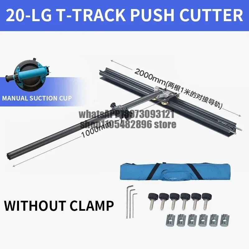 High-Precision T-Type Tile Cutter, Portable Track-Guided Cutter, Suitable for Cutting Large-Size Tiles and Stone Slabs, Manual F