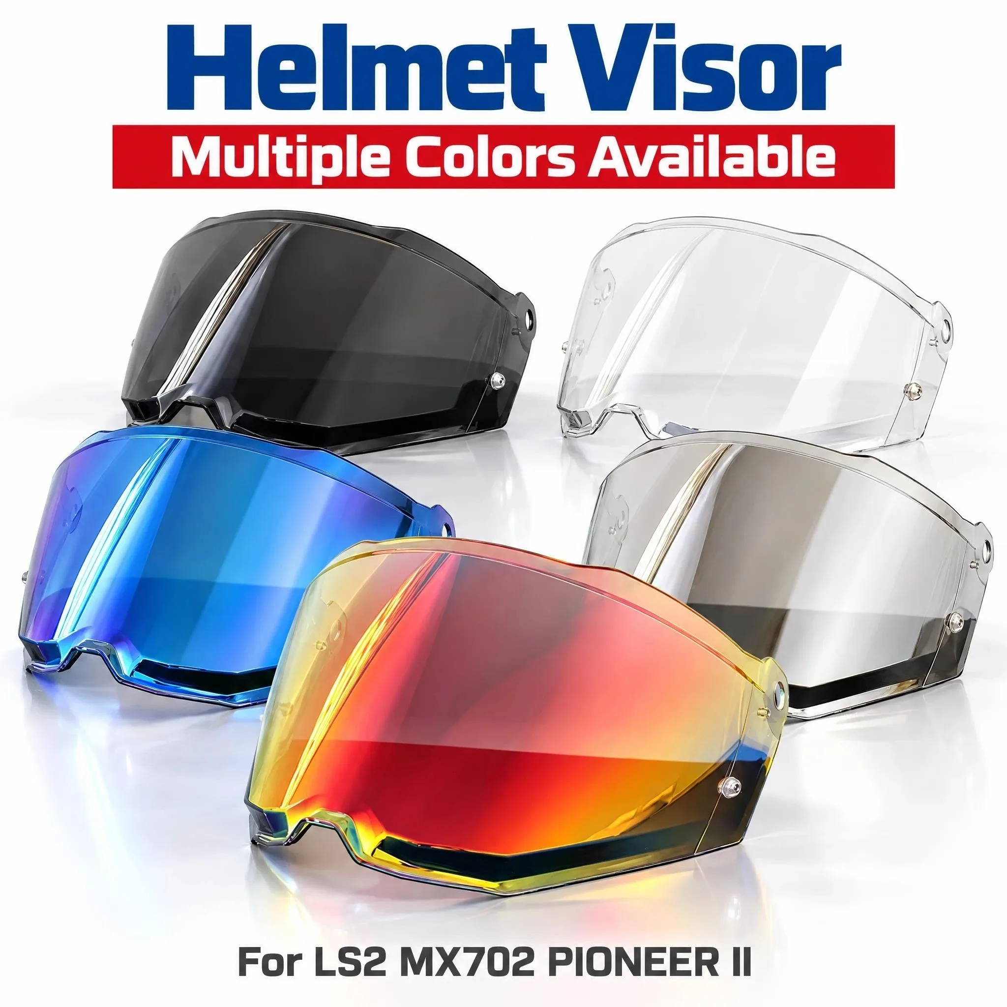 Protection Uv Lens For LS2 MX702 PIONEER II Motorcycle Helmet Visor Lens Sunshield