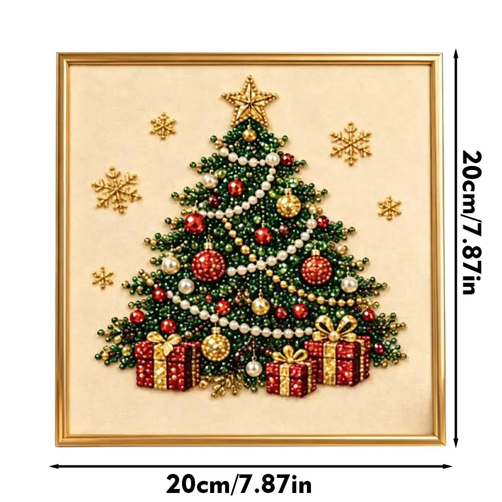 Christmas Santa Claus Pearl Art DIY Kit Framed Beads Embroidery Craft Wall Decor Xmas Gift for Kids Adults - view 6