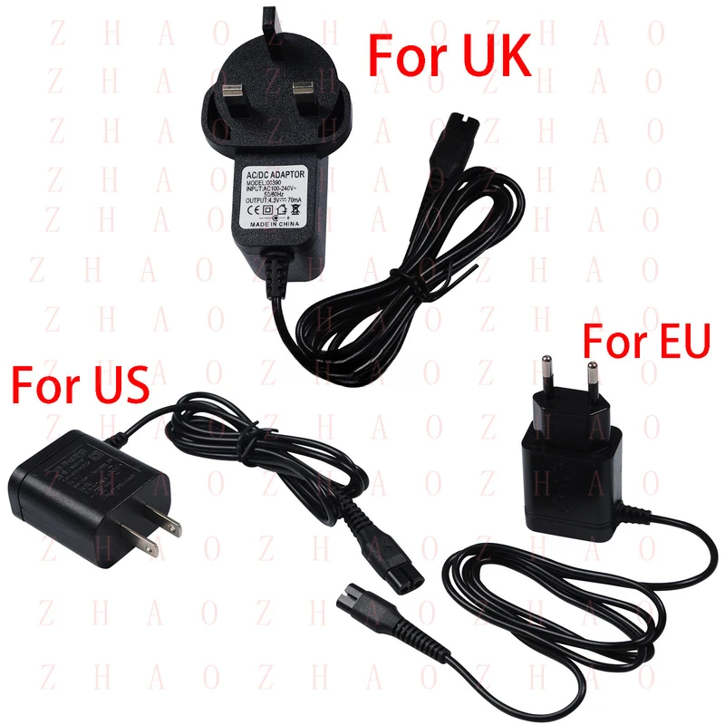 L+ For Philips Norelco Trimmer Replacement Charger Power Cord Adapter A00390 A00380