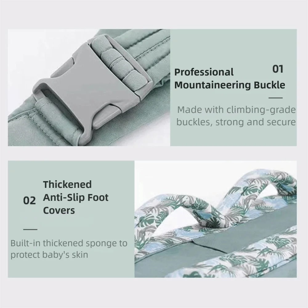 Dual Use Baby Carrier Wrap Lightweight Adjustable Shoulder Newborn Sling Comfortable Labor-Saving Breastfeeding Carriers view 3