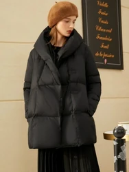 veste femme Doudoune légère à capuche pour femme, manteau Long chaud à la mode, nouvelle collection hiver