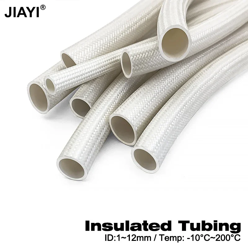 Cable Management Fiberglass Sleeving Wire Preparation Sheath High Temperature and Corrosion Resistant Insulation Sleeving 1m