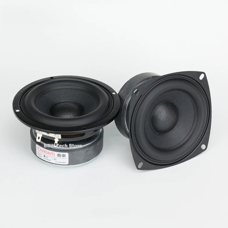 20-40W 4 inch subwoofer 4ohm~8ohm super heavy subwoofer high power hifi speaker low frequency shock sound DIY