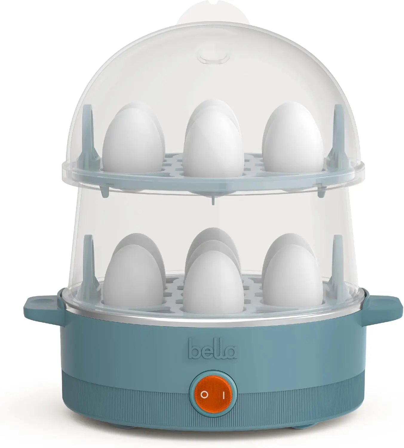 

Electric Egg Cooker with 14-Egg Tray, Double Stack for Poached, Scrambled & Boiled Eggs, Omelets, Auto Shutoff