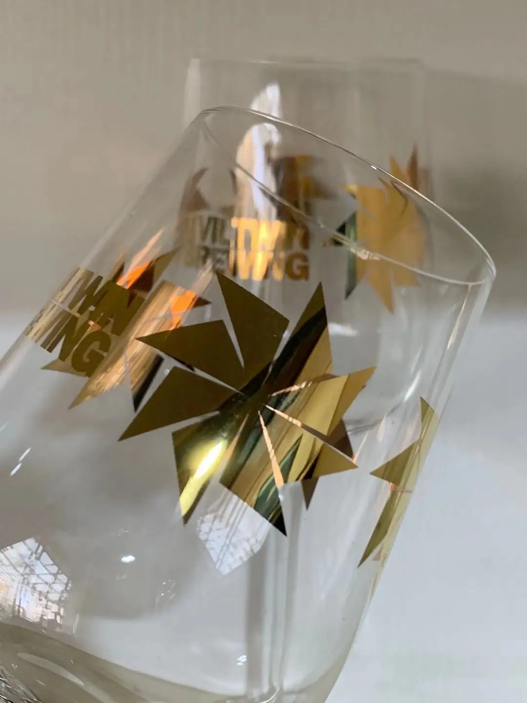 

Gold Rimmed Crystal Beer Glasses Twin Evil Twins Snifter Glasses American Style Craft Beer Cups Imported Food Grade Tempered ...