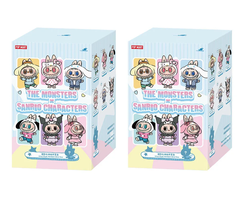 NEW POP MART The Monsters X Sanrio Family Labubu Hello Kitty