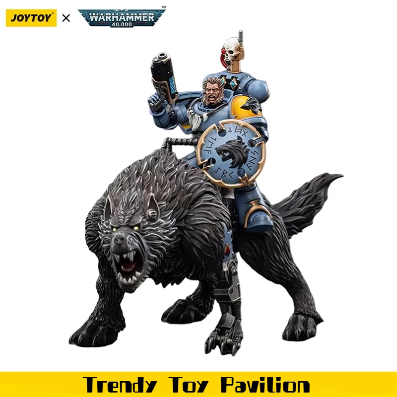 

【JOYTOY】Warhammer 40K Space Wolves Thunderwolf Cavalry Frode 1/18 Фигурка игрушки