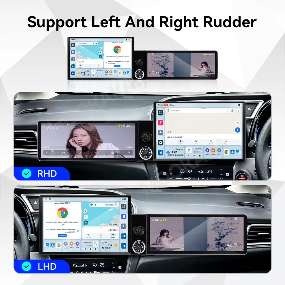Qualcomm Android 13 Radio For Honda Shuttle 2015~2020 Dual Screen GPS Multimedia Navigation Car Stereo Receiver player Head Unit