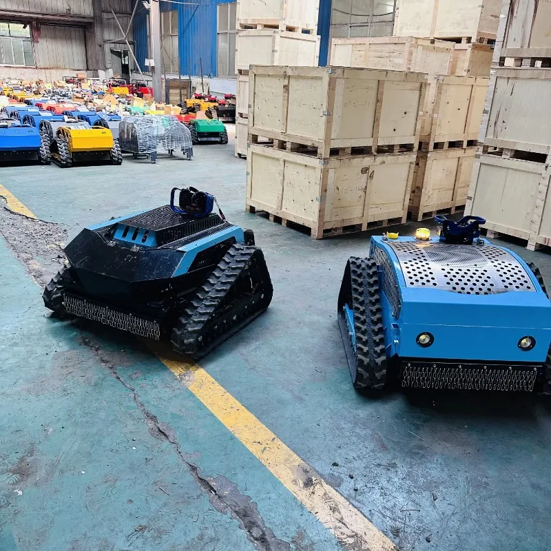 In Stock Fast Delivery 800mm Grass Cutter Zero Turn Remote Control Crawler Flail Lawn Mower for Sale