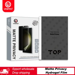 UNIPRO 25Pcs 50Pcs TPU HD Matte Privacy Protection Anti-Peep Frosted Flexible Hydrogel Film for Screen Protector Cutting Machine