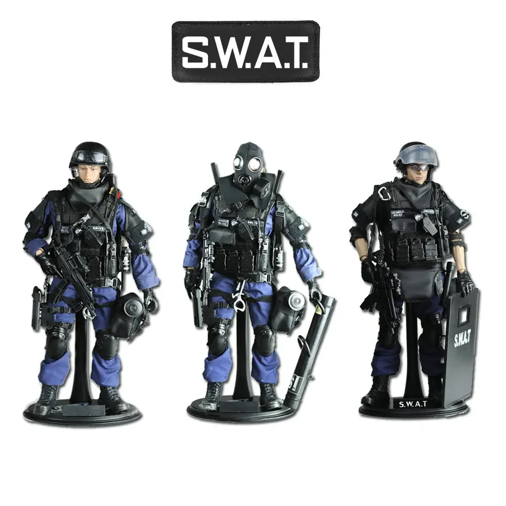 Bonecos de soldados para ação, bonecos de 12 polegadas, brinquedo para meninos, tamanho 30cm, modelo soldado da swat, presente de aniversário, 1/6