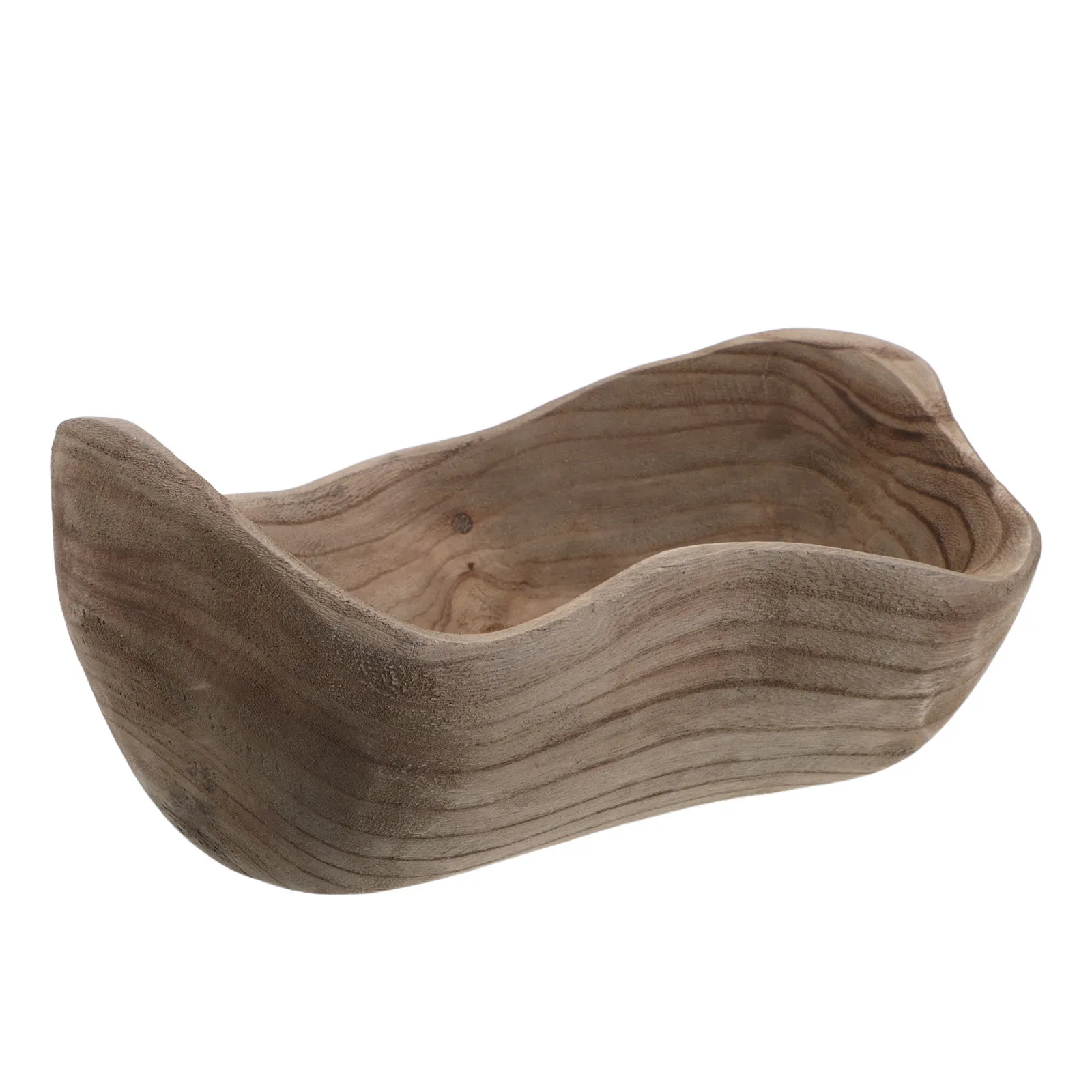 

Wood Serving Tray Natural Grain Hand-Polished Farmhouse Table Decor Coffee Table Tray Decor Breakfast Snack Fruit Dessert Candy