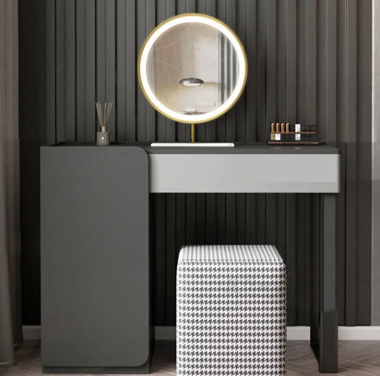 

%a for Modern Light Luxury Master Bedroom Dressing Table Integrated Retractable Minimalist Multifunctional Dressing Table*