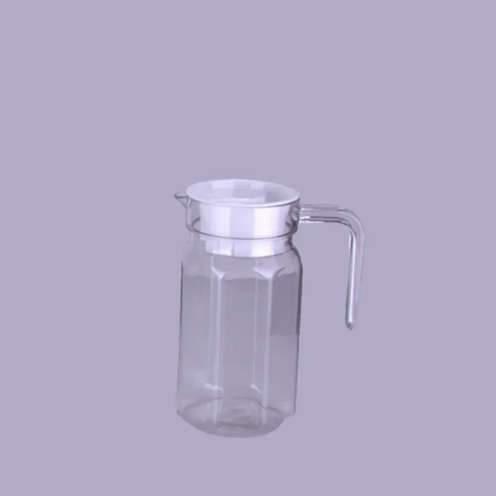 Pichet à Jus et Eau en Verre Transparent et Acrylique, Bouteille pour Cocktail, Réfrigérateur, Cuisine, Pique-Nique, Verres avec Couvercle, 0.5/0.8/1.1L