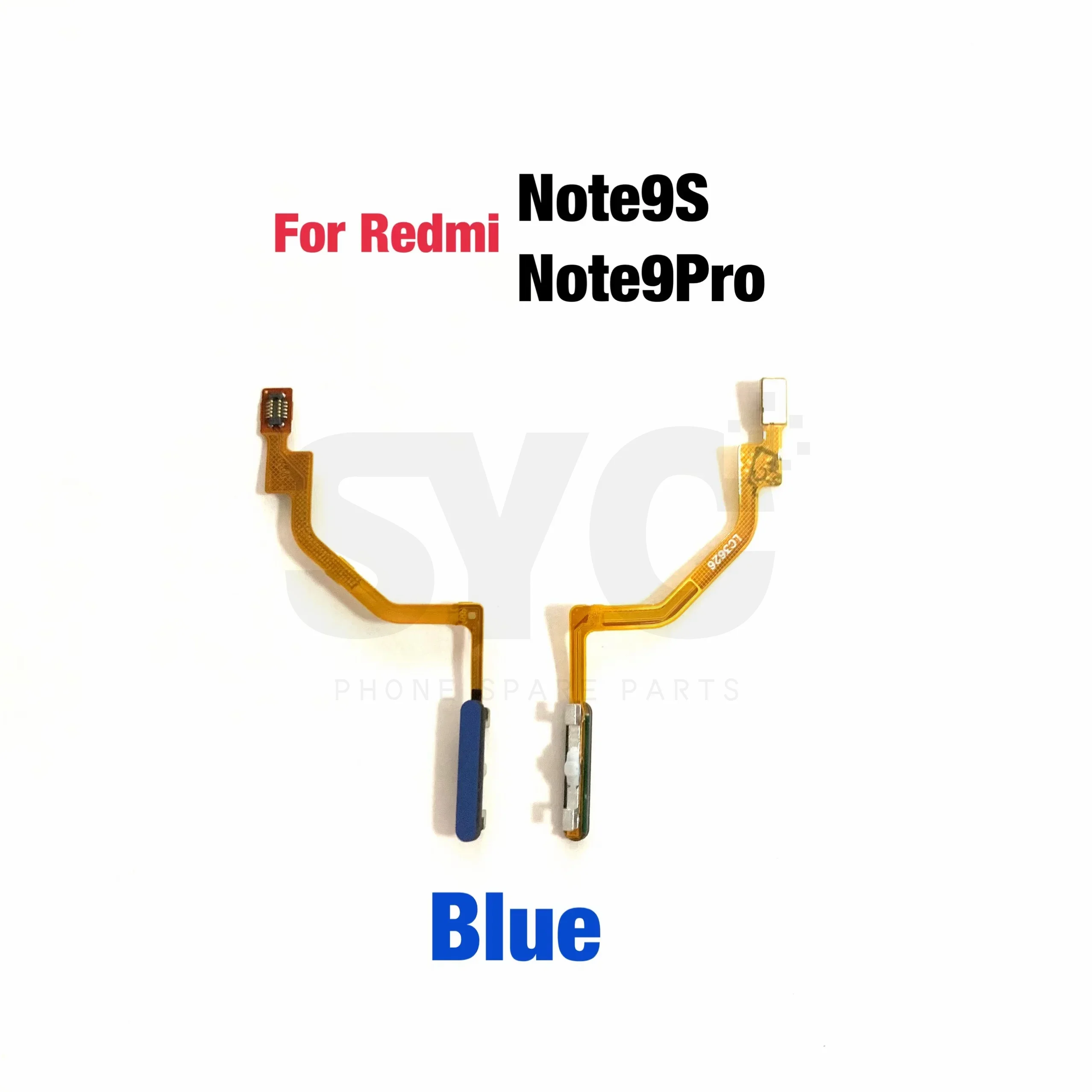 1Pcs original Fingerprint Scanner For Xiaomi Redmi Note 9 Pro Note 9S Home Button Fingerprint Menu Return Key Sensor Flex Cable