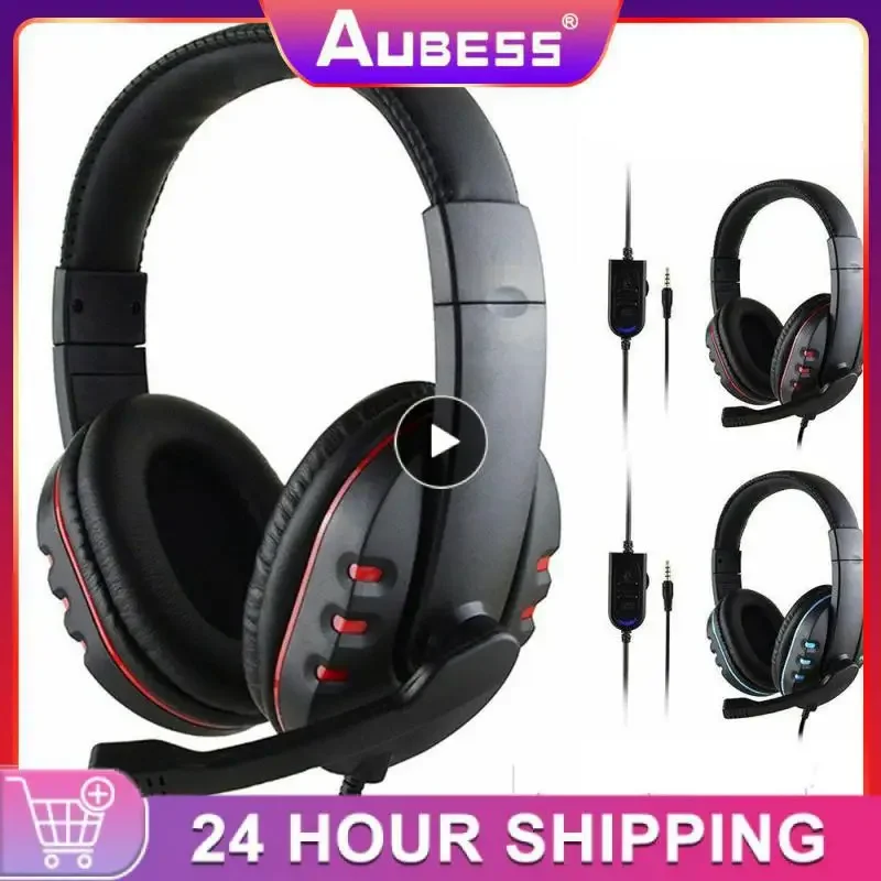 Wired Gaming Headphones Gamer Headset with Microphone For PC Computer Laptop PS5 Play Station 4 5 Switch Tablet