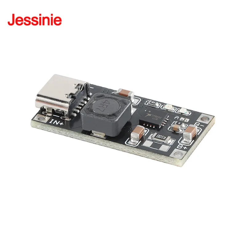 5pcs/1pc TP5000 Charging Management Power Supply Module Board 4.2V/3.6V 1A Single and Double Lithium Batteries TYPE-C Interface
