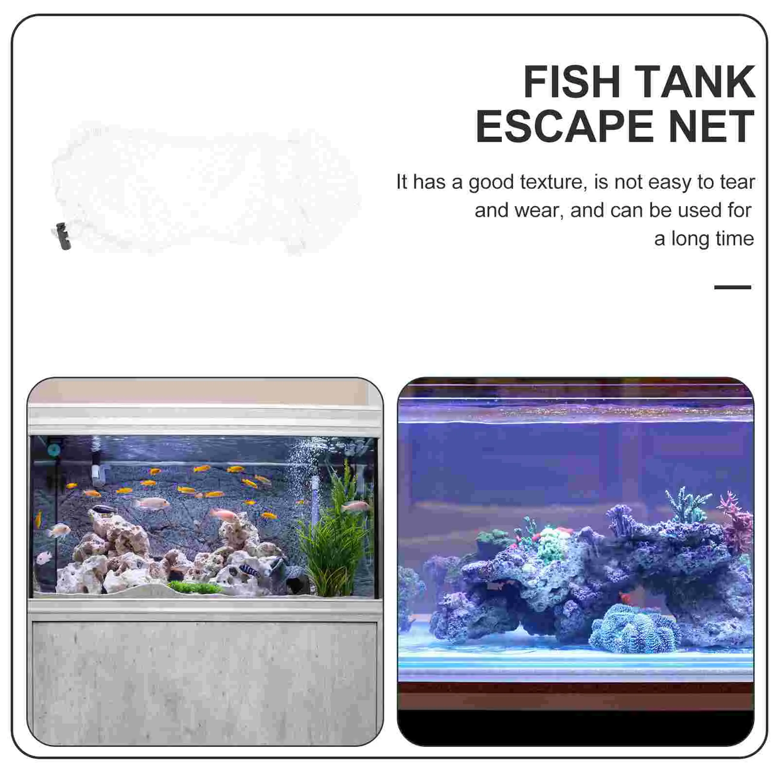 Fish Bowl Cover Mesh Net Turtle Tank Escape Terrarium Anti-Jumping Glass Aquarium Fine