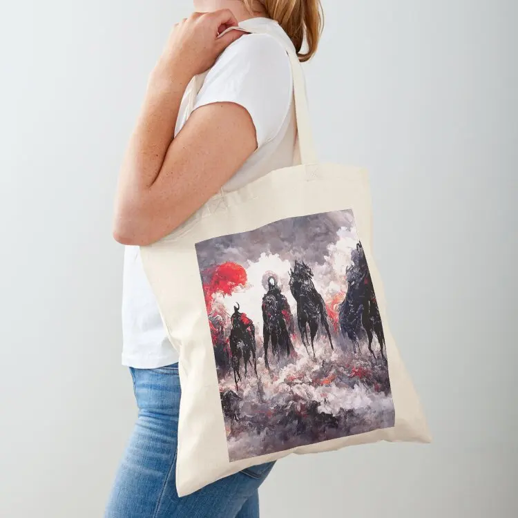 

Four Horsemen Tote Bag shopping trolley bag Gift bag canvas shopping shoping