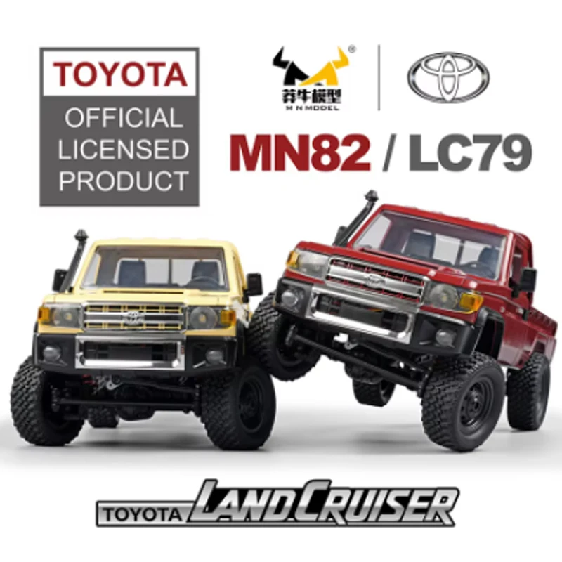 Mn82s Rc รถกระบะ 1:12 Mn82 รีโมทคอนโทรลรุ่น Retro Full-Scale จําลอง Off-Road ปีนเขารถของเล่นสําหรับของขวัญเด็ก