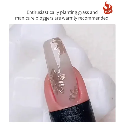 Imagen 2 del producto Esmalte de uñas de Gel de gelatina transparente con leche Yuzhi desnuda, 15ml, barniz de uñas LED UV, suministros de uñas para profesionales