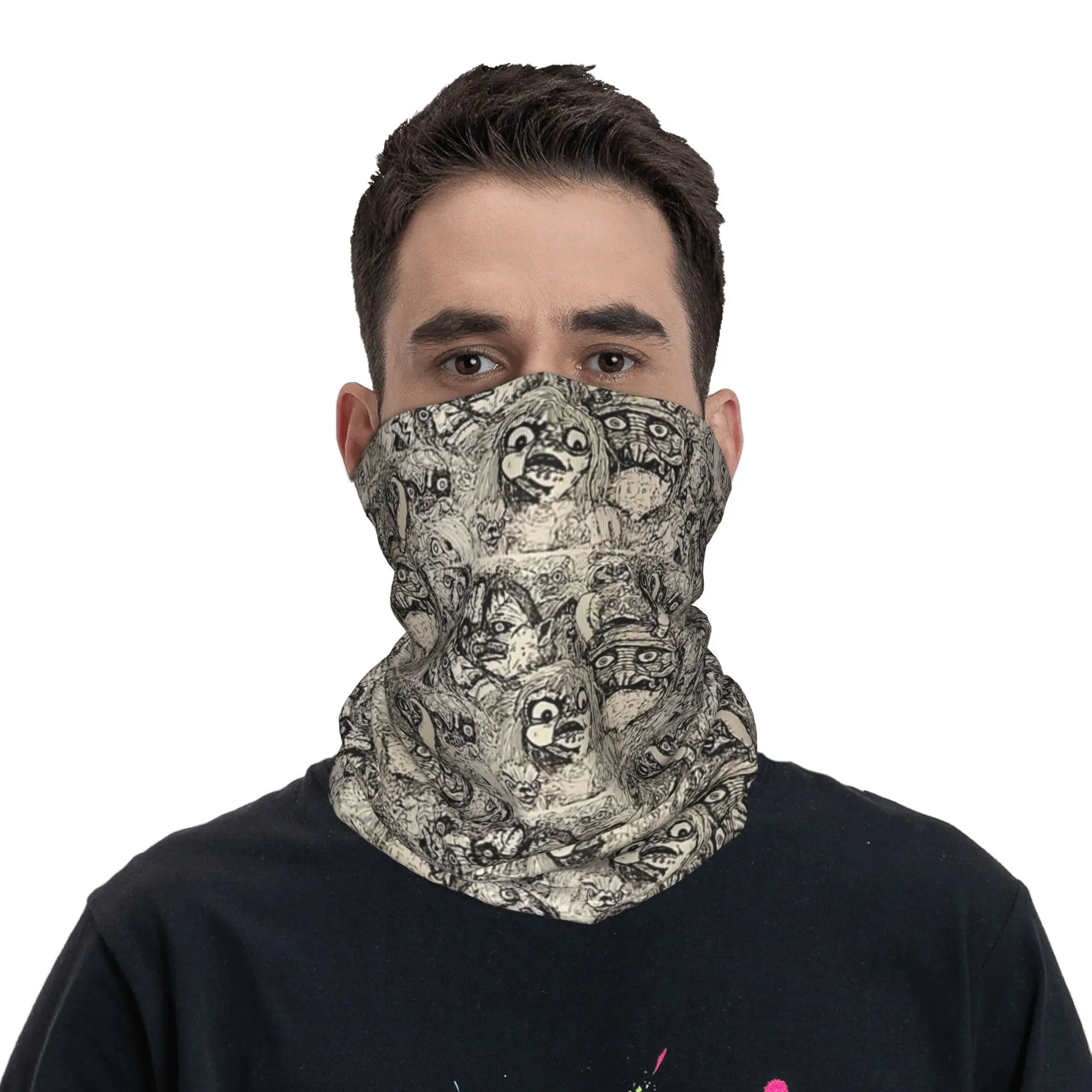 

Labyrinth, Jim henson Bandana Neck Cover Printed Mask Scarf Multi-use Headband Running For Men Women Adult Winter