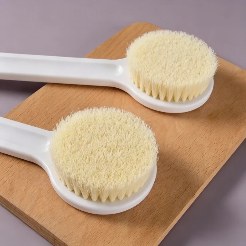 1/2Pcs Japanese Bath Brush Long Handle Soft Hair Bath Brush Back Rubbing Body Scrubbing Gods Rub