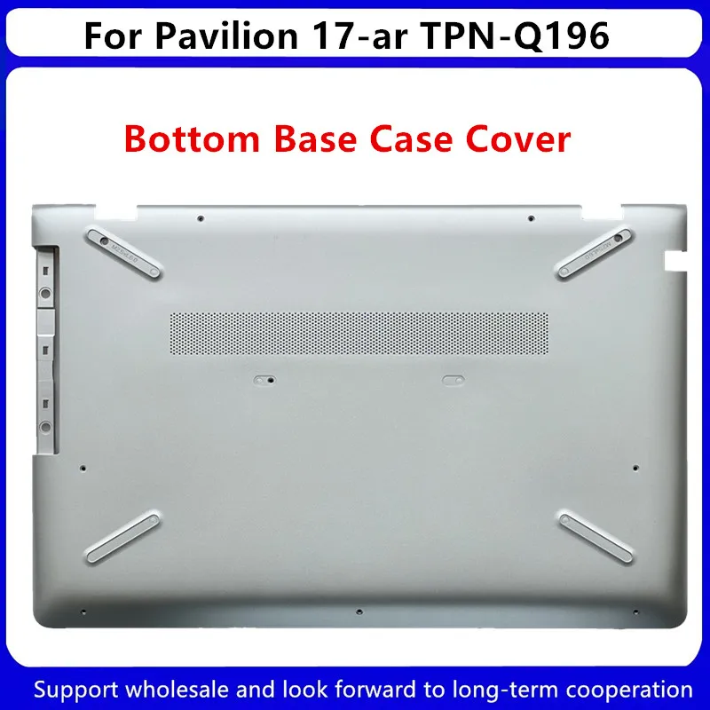 Funda para HP Pavilion 17-ar TPN-Q196, Base inferior, plateada, nueva