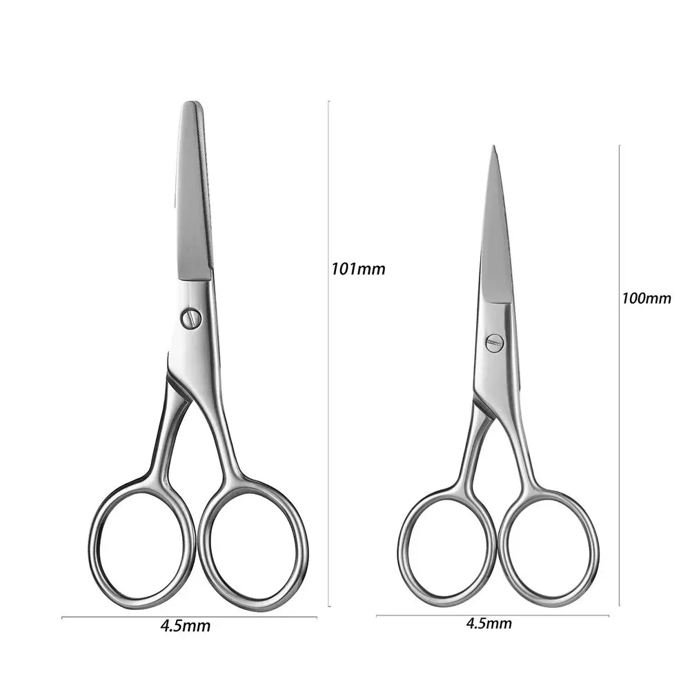 Face Hair Removal Nail Cuticle Nipper Stainless Steel Nail Cuticle Nipper Scissors Eyebrow Trimmer Brow Clipper Makeup Scissors