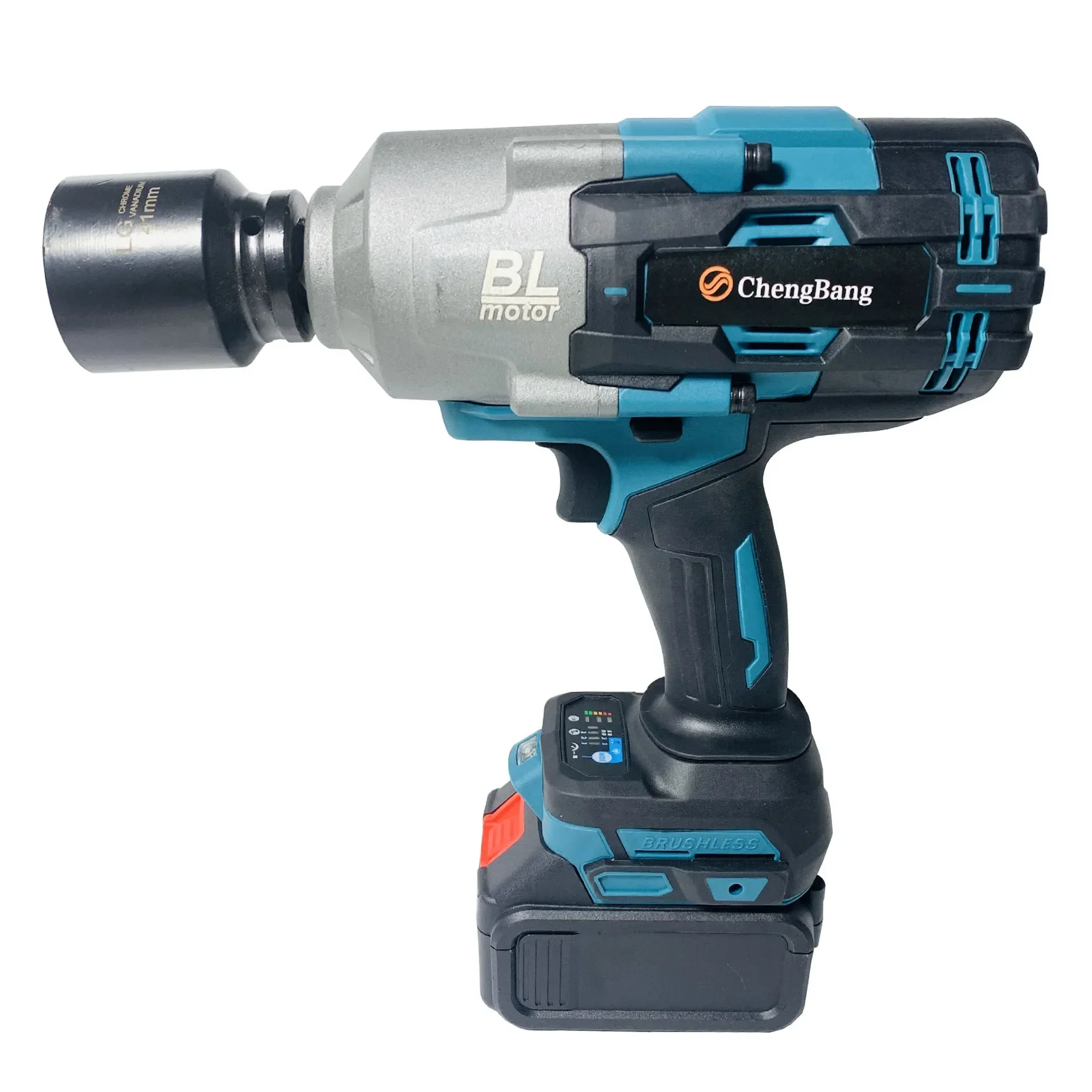 2100N.m Rechargeable Lithium Electric Brushless Impact Wrench 3/4