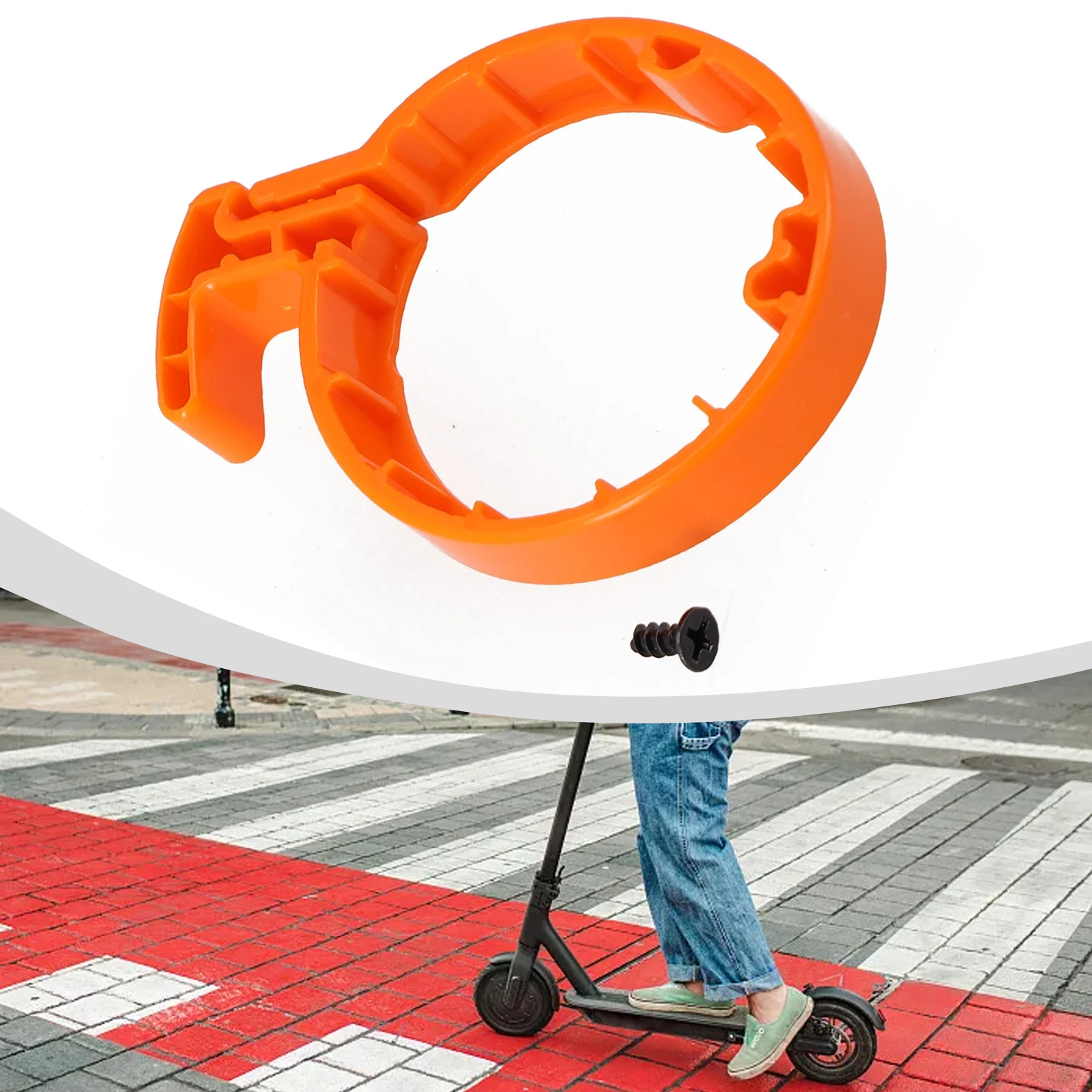 Ring Buckle Guard Ring Lock Ring Replacement Accessories Folding For Electric Scooter Limit Buckle Lock  Ring Buckle