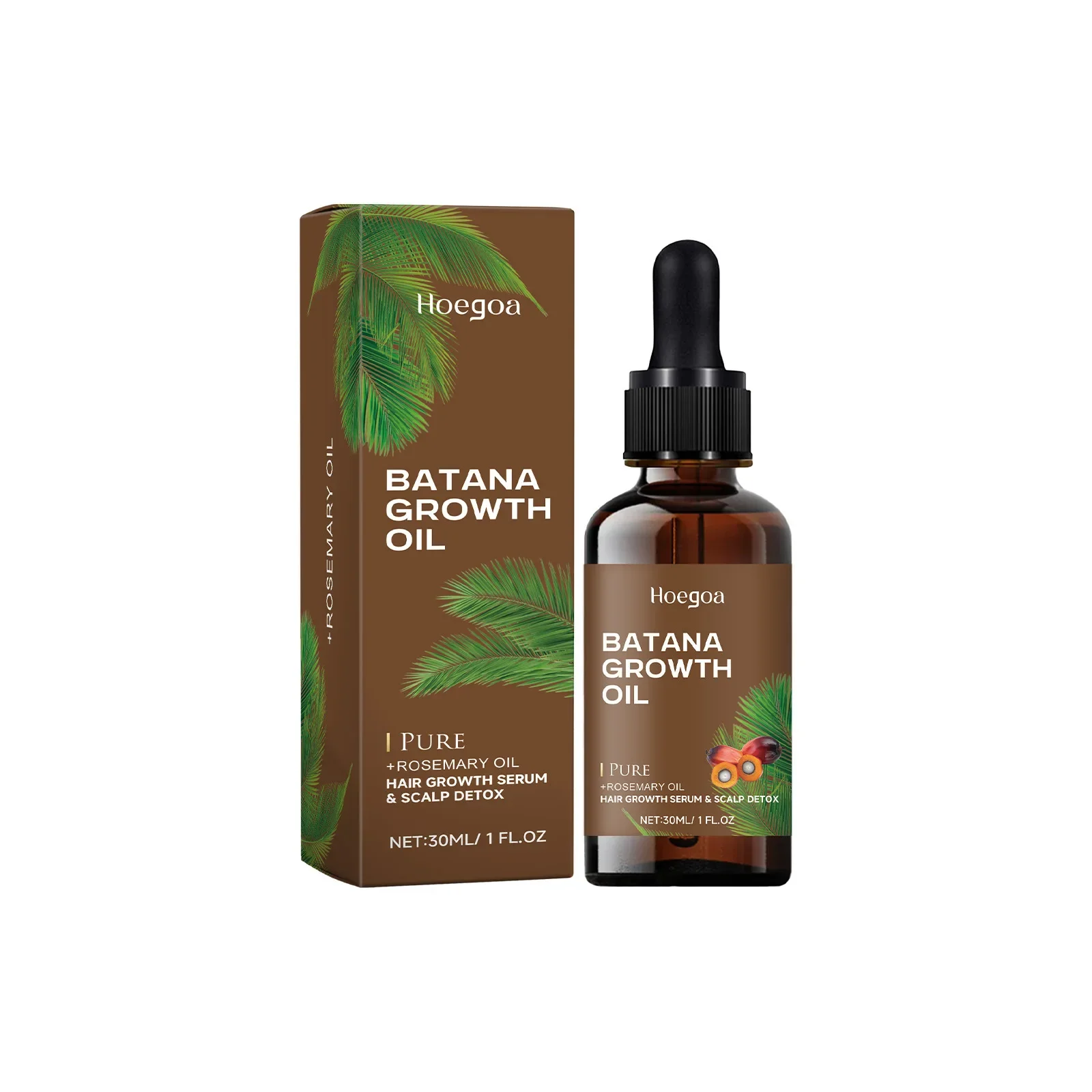 Batana Hair Growth Oils Scalp Treatment Reducing Loss Repairing Damaged Preventing Baldness Deeply Moisturizing Hair Care Serum