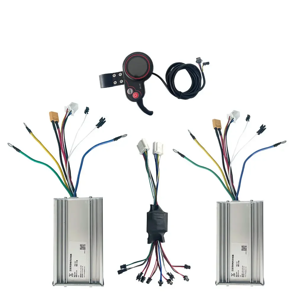 Upgrade 60V 45A Controller Display Accelerator For 13inch Dual Motors 3200W Electric Scooter Meter Instrumentation