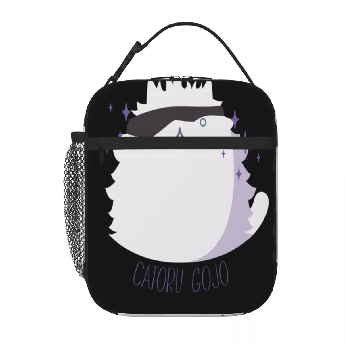 Bestselling Chibi Gojo Cat Picnic Style Cooler Lunch Bag Weekend Getaway Bento Bag