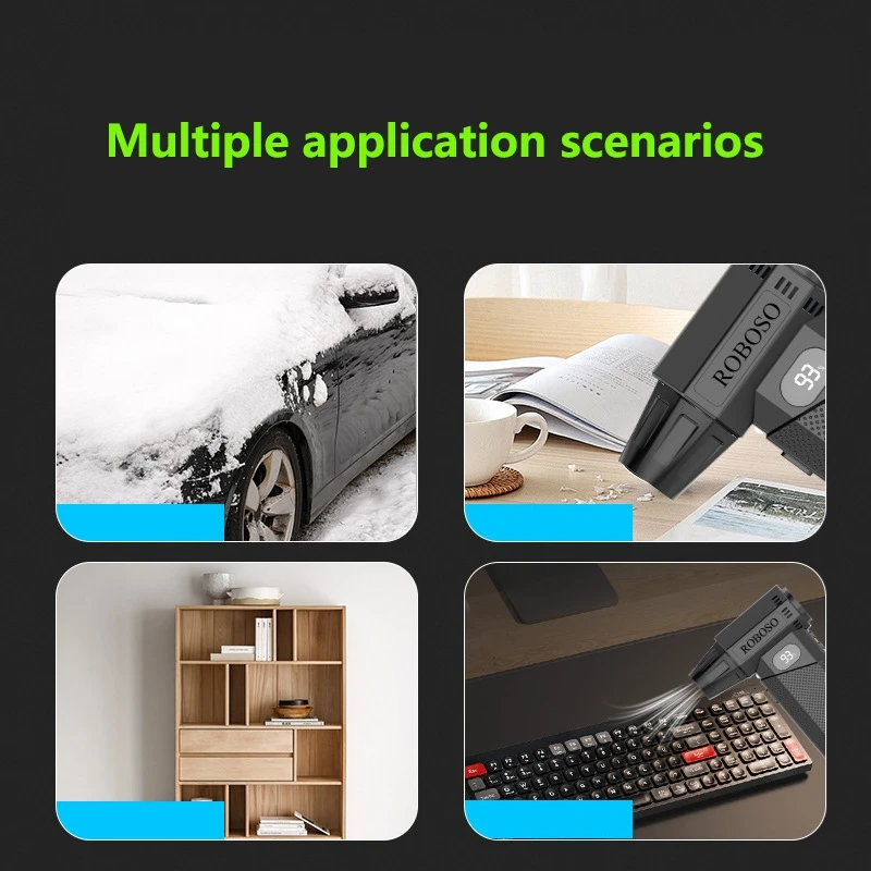 منفاخ توربو بمحرك عالي السرعة بدون فرش 98,000 دورة في الدقيقة - لنفخ الغبار/المياه وتخزين التجفيف فقط 2025 #4