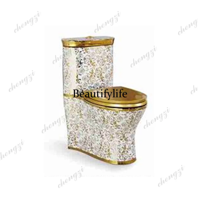 z331 Australia Bathroom Gold Ceramic One Piece Toilet