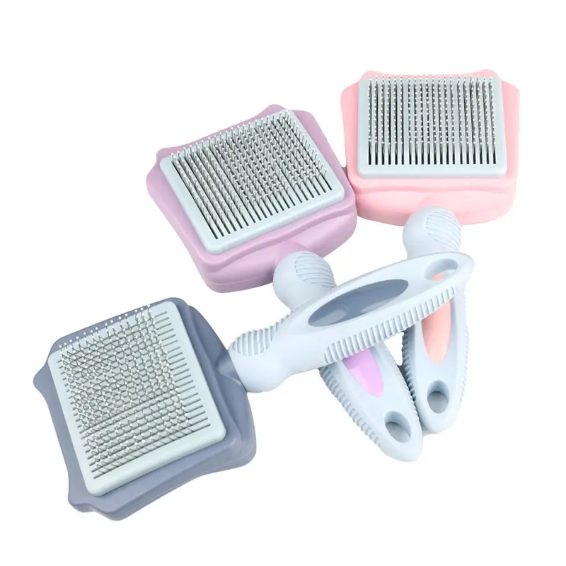 Cats Brush Dog Hair Remover Cat Dog Massage Self Groomer Comb Removes Tangled Self Cleaning Pet Supplies Accessories