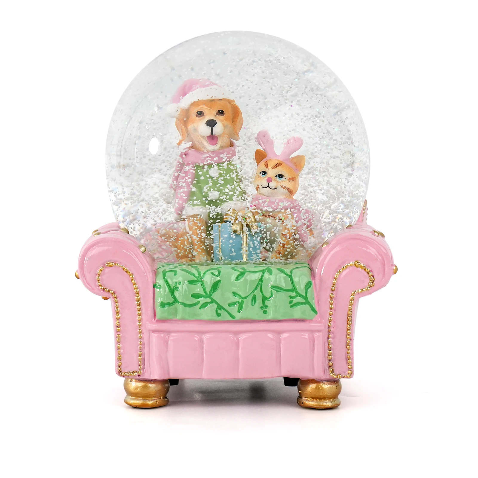 

Animal Interior Christmas Snow Globe Holiday Decoration and Christmas Gift Idea