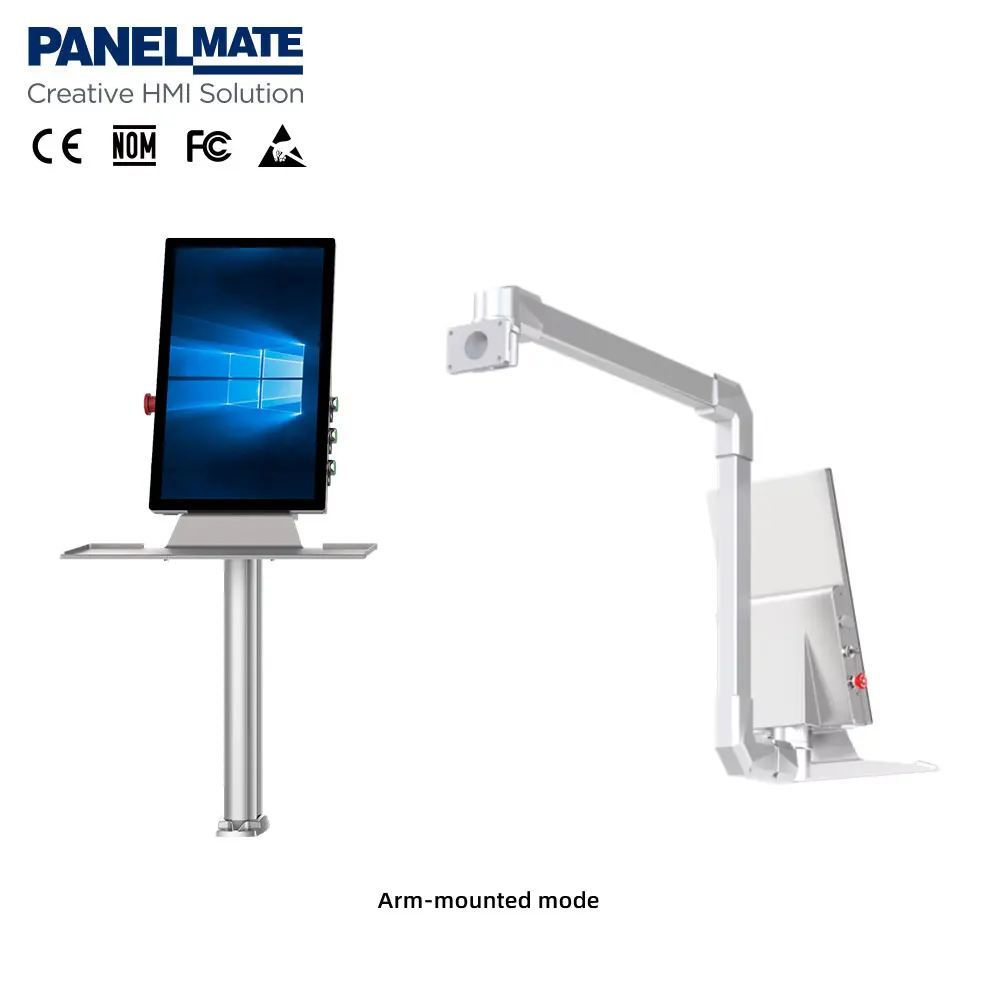 21,5-дюймовый IP65 водонепроницаемый VGA HD-MI вход USB промышленный сенсорный экран с поддержкой настенного крепления промышленный дисплей