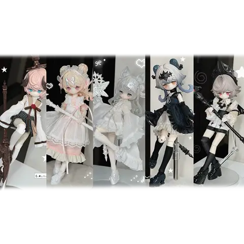 New Non‑Edible Doll Moonlight Fairy Tale Series 2 Echoes Of The Old Castle 1/8 BJD Blind Box Mystery Box Trendy Collectible Doll