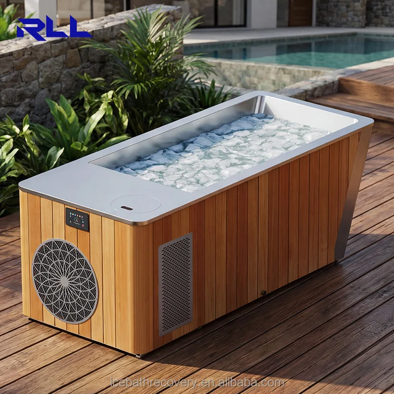 Ice Making All-in-One Cold Plunge Ice Bathtub WIFI APP Control 0°C Fast Ice Cooling Cold Water Therapy Machine