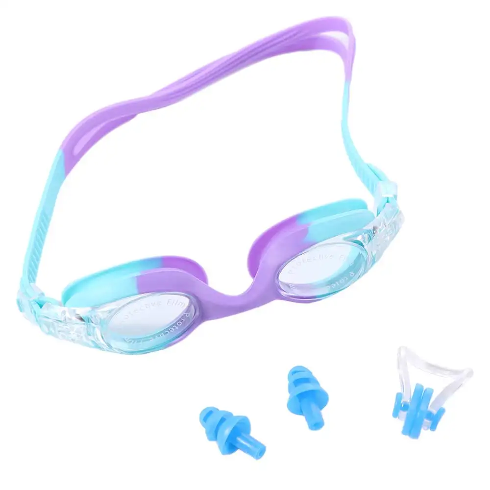 

Professional Swimming Goggles Anti-fog UV Protection Swim Training Glasses Silicone HD for Youth Age 3-14 Years Old