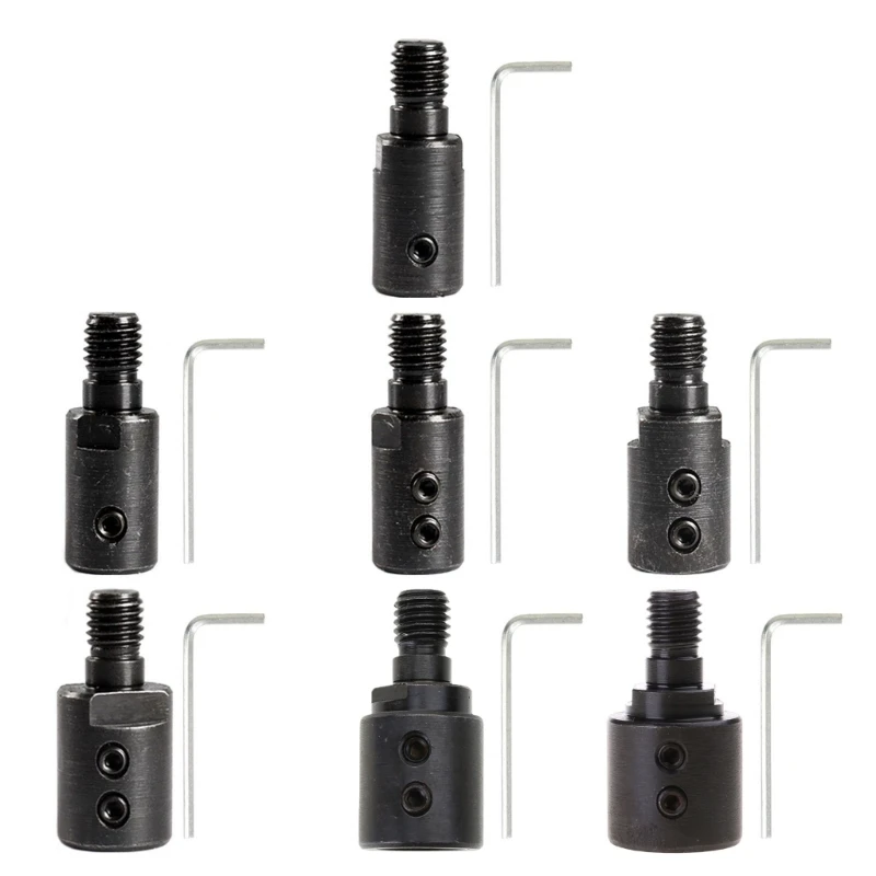 Angles Grinders Motor Shafts Couplers 5/6/8/10/12/14/16mm Sleeve Cutter Connection Chucks Couplers Mandrel