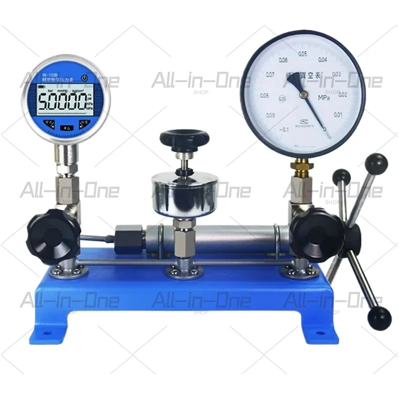 Pressure Gauge Calibrator Test Bench Positive & Negative Pressure Calibration Device for Transmitter Sensor
