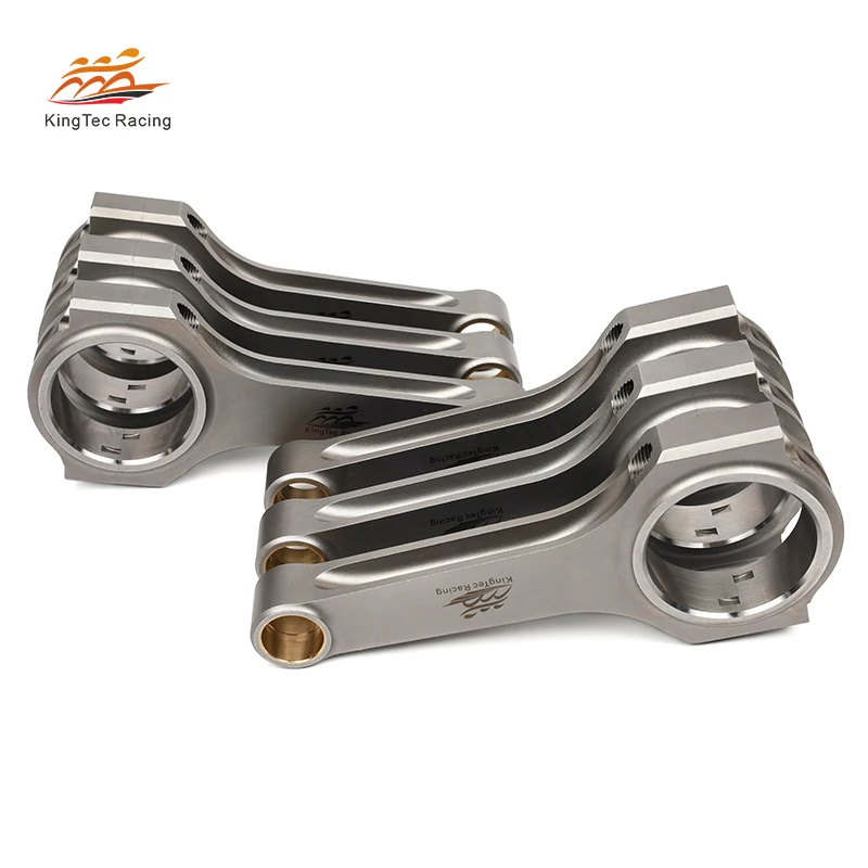KTC Racing XR6 H-beam مزورة 4340 قضبان توصيل فولاذية لسيارة Ford Barra 4.0T مع مسامير ARP