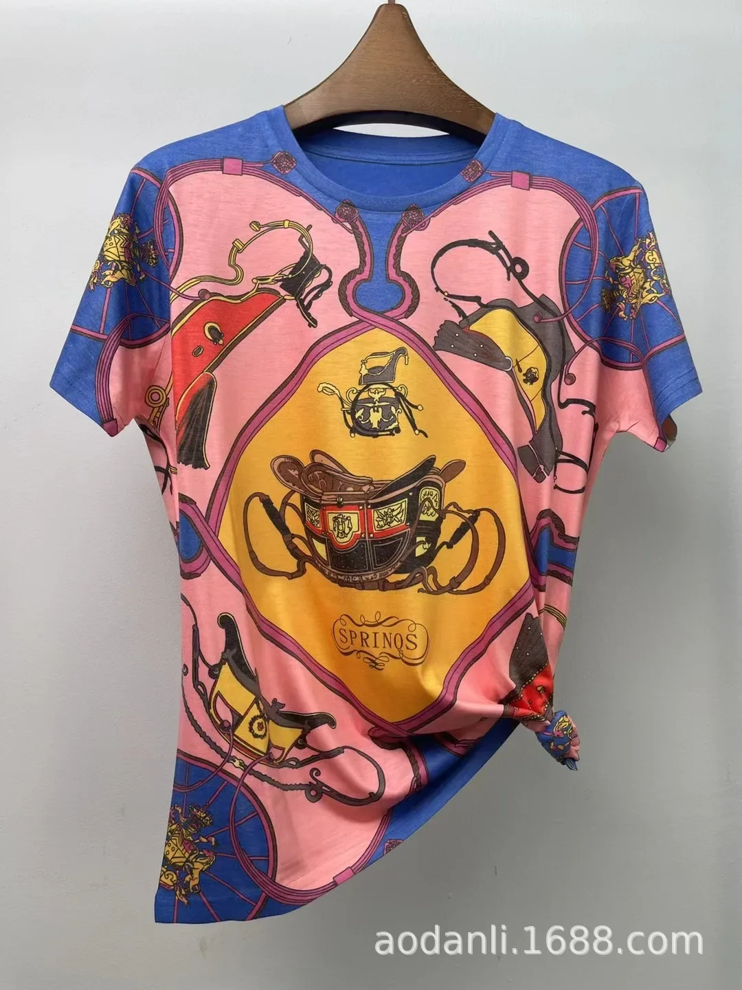 2025 Bedrukte T-shirts Vrouwen Zomer Korte Mouw Vintage Kleding Casual Cartoon Patroon Slim Fit Tops T-shirt Femme Ropa Mujer